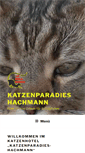 Mobile Screenshot of katzenparadies-hachmann.de